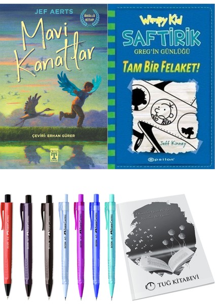 Saftirik 12 Tam Bir Felaket! ve Mavi Kanatlar 2'li Set - Kalem