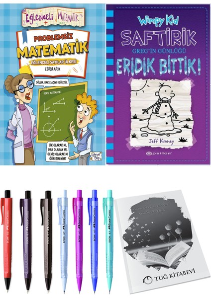 Saftirik 13 Eridik Bittik! ve Problemsiz Matematik 2'li Set - Kalem
