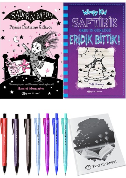 Saftirik 13 Eridik Bittik! ve Isadora Moon 10 Pijama Partisine Gidiyor 2'li Set - Kalem