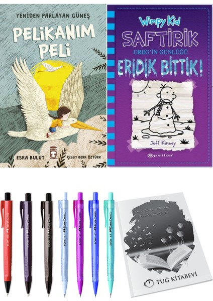 Saftirik 13 Eridik Bittik! ve Yeniden Parlayan Güneş Pelikanım Peli 2'li Set - Kalem