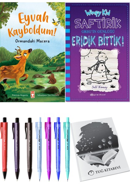 Saftirik 13 Eridik Bittik! ve Eyvah Kayboldum! Ormandaki Macera 2'li Set - Kalem