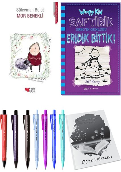 Saftirik 13 Eridik Bittik! ve Mor Benekli 2'li Set - Kalem