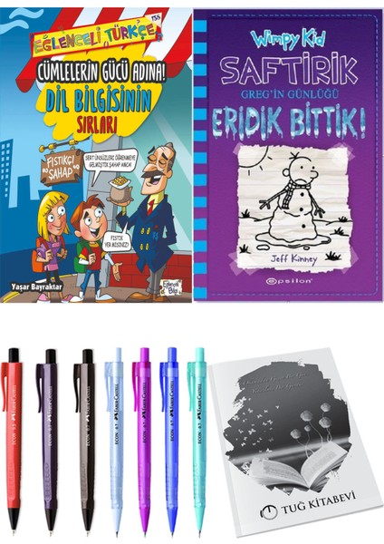 Saftirik 13 Eridik Bittik! ve Cümlelerin Gücü Adına! Dil Bilgisinin Sırları 2'li Set - Kalem