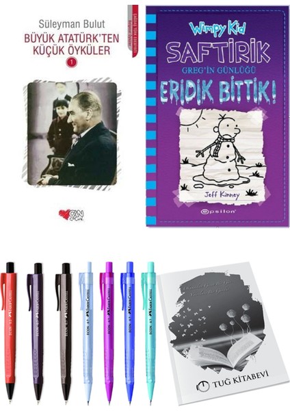 Saftirik 13 Eridik Bittik! ve Büyük Atatürk'ten Küçük Öyküler 1 2'li Set - Kalem