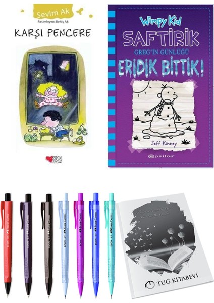 Saftirik 13 Eridik Bittik! ve Karşı Pencere 2'li Set - Kalem
