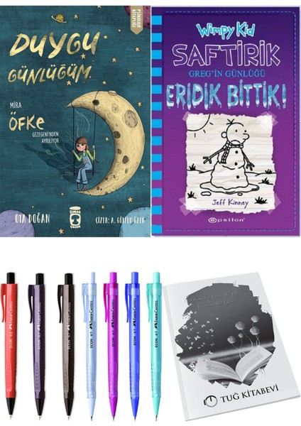 Saftirik 13 Eridik Bittik! ve Duygu Günlüğüm Mira Öfke Gezegeni'nden Ayrılıyor 2'li Set - Kalem