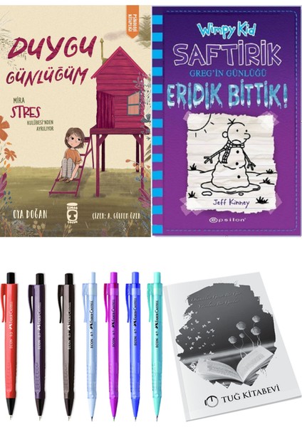 Saftirik 13 Eridik Bittik! ve Duygu Günlüğüm Mira Stres Kulübesi'nden Ayrılıyor 2'li Set - Kalem