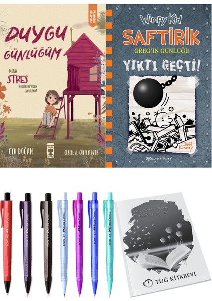 Saftirik 14 Yıktı Geçti! ve Duygu Günlüğüm Mira Stres Kulübesi'nden Ayrılıyor 2'li Set - Kalem