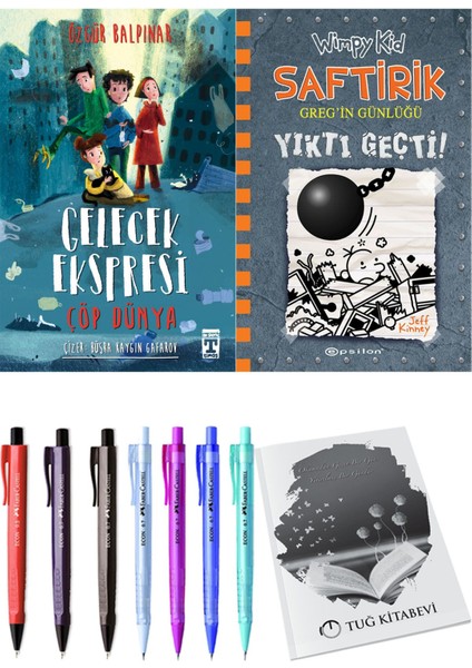 Saftirik 14 Yıktı Geçti! ve Gelecek Ekspresi Çöp Dünya 2'li Set - Kalem