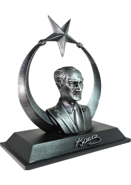 Özel Tasarım Atatürk Ay Yıldız Masa Üstü Biblo fırsatları