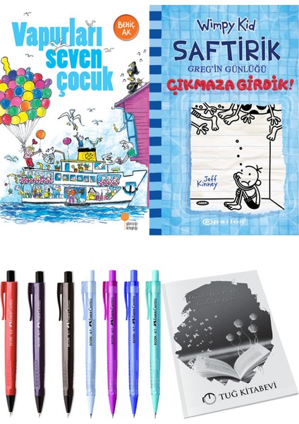 Saftirik 15 Çıkmaza Girdik! ve Vapurları Seven Çocuk 2'li Set - Kalem