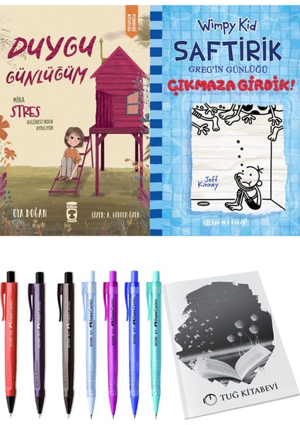 Saftirik 15 Çıkmaza Girdik! ve Duygu Günlüğüm Mira Stres Kulübesi'nden Ayrılıyor 2'li Set - Kalem