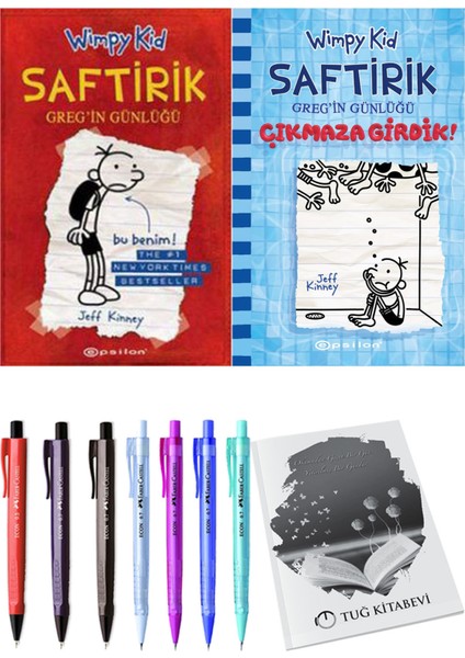 Saftirik 15 Çıkmaza Girdik! ve Saftirik 1 Greg'in Günlüğü 2'li Set - Kalem