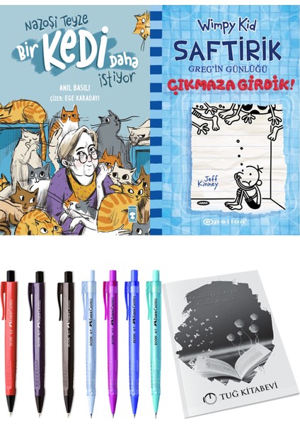 Saftirik 15 Çıkmaza Girdik! ve Nazoşi Teyze Bir Kedi Daha İstiyor 2'li Set - Kalem