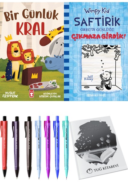 Saftirik 15 Çıkmaza Girdik! ve Bir Günlük Kral 2'li Set - Kalem