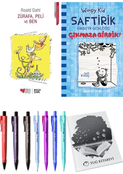 Saftirik 15 Çıkmaza Girdik! ve Zürafa, Peli ve Ben 2'li Set - Kalem