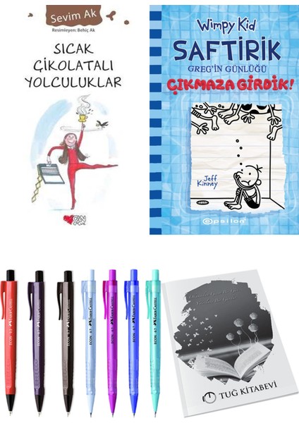 Saftirik 15 Çıkmaza Girdik! ve Sıcak Çikolatalı Yolculuklar 2'li Set - Kalem