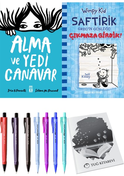 Saftirik 15 Çıkmaza Girdik! ve Alma ve Yedi Canavar 2'li Set - Kalem