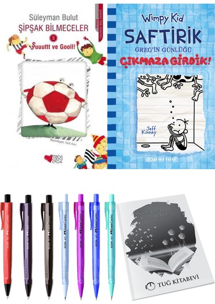 Saftirik 15 Çıkmaza Girdik! ve Şipşak Bilmeceler 3 2'li Set - Kalem