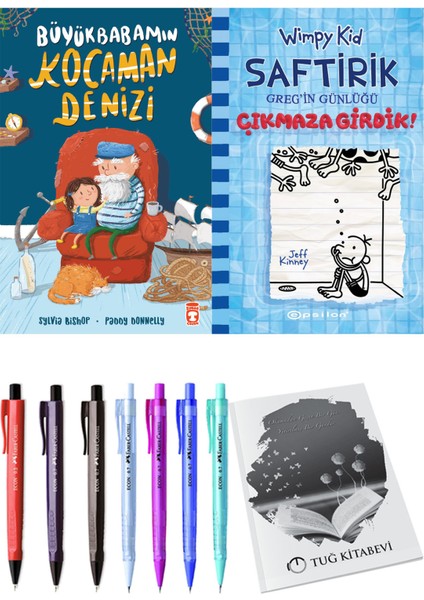 Saftirik 15 Çıkmaza Girdik! ve Büyükbabamın Kocaman Denizi 2'li Set - Kalem