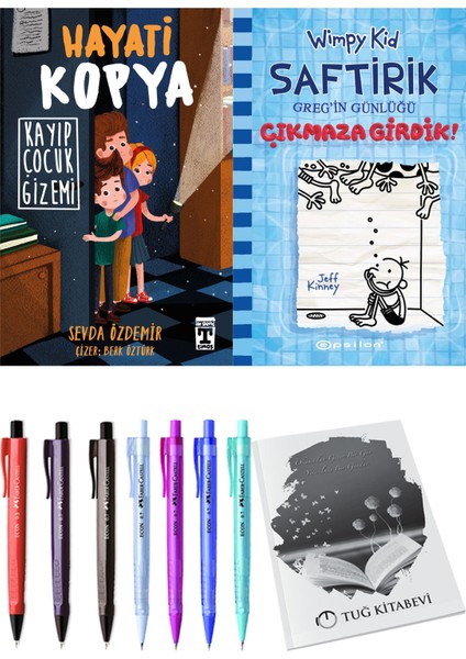 Saftirik 15 Çıkmaza Girdik! ve Hayati Kopya Kayıp Çocuk Gizemi 2'li Set - Kalem