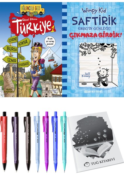 Saftirik 15 Çıkmaza Girdik! ve Güzel Ülkem Türkiye 1 2'li Set - Kalem