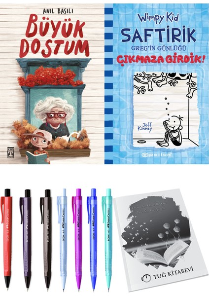 Saftirik 15 Çıkmaza Girdik! ve Büyük Dostum 2'li Set - Kalem