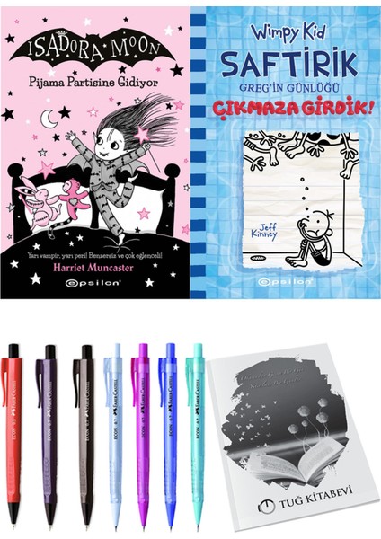 Saftirik 15 Çıkmaza Girdik! ve Isadora Moon 10 Pijama Partisine Gidiyor 2'li Set - Kalem