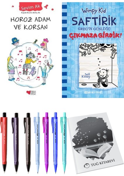Saftirik 15 Çıkmaza Girdik! ve Horoz Adam ve Korsan 2'li Set - Kalem