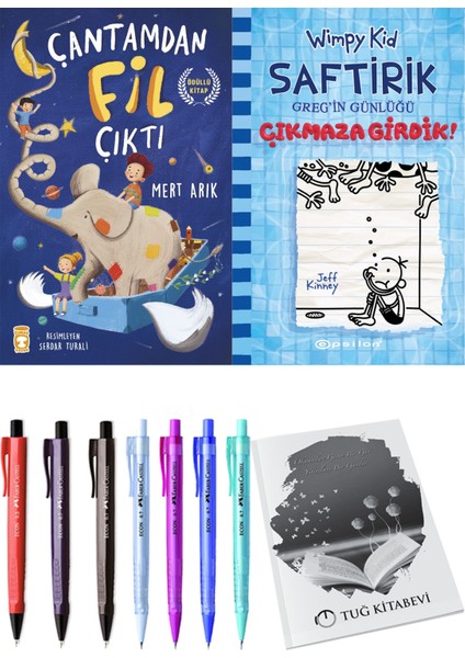 Saftirik 15 Çıkmaza Girdik! ve Çantamdan Fil Çıktı 2'li Set - Kalem