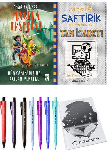 Saftirik 16 Tam İsabet! ve Gelecek Ekspresi Dünyanın Dışına Açılan Pencere 2'li Set - Kalem