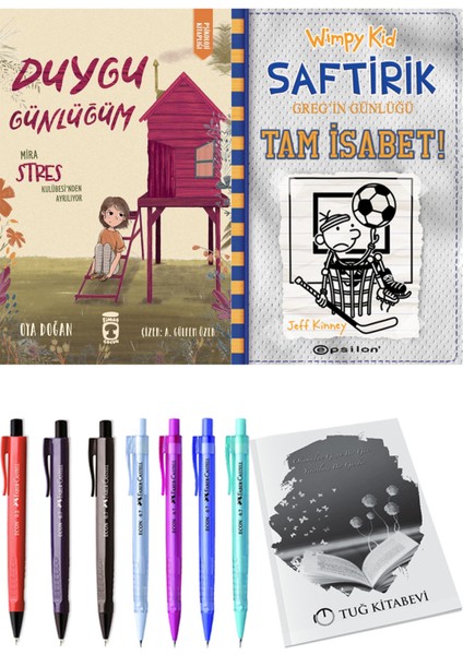 Saftirik 16 Tam İsabet! ve Duygu Günlüğüm Mira Stres Kulübesi'nden Ayrılıyor 2'li Set - Kalem
