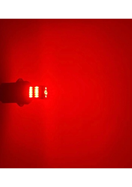 T10 LED 26 Ledli W5W Canbus Metal Ultra Power Kırmızı Park Plaka Tavan Ampulü