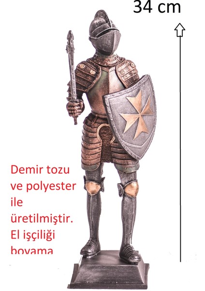 Özel Işçilik Şovalye Biblo