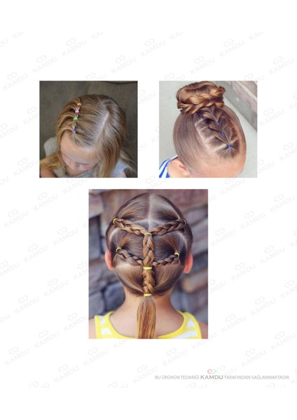 Saç Örgü Tokası 3 Paket, Lastik Toka, Çok Tokası, Kutulu Lastik Toka modelleri