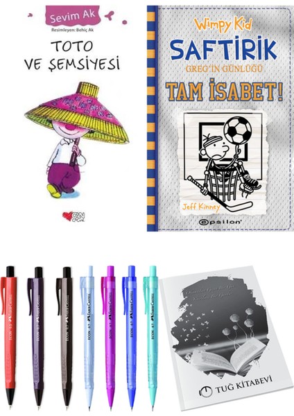 Saftirik 16 Tam İsabet! ve Toto ve Şemsiyesi 2'li Set - Kalem