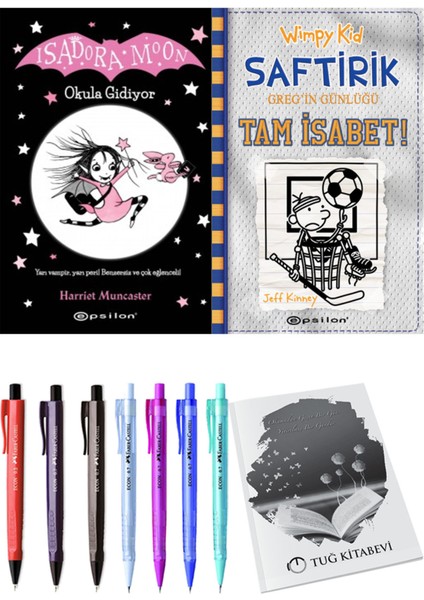 Saftirik 16 Tam İsabet! ve Isadora Moon 1 Okula Gidiyor 2'li Set - Kalem