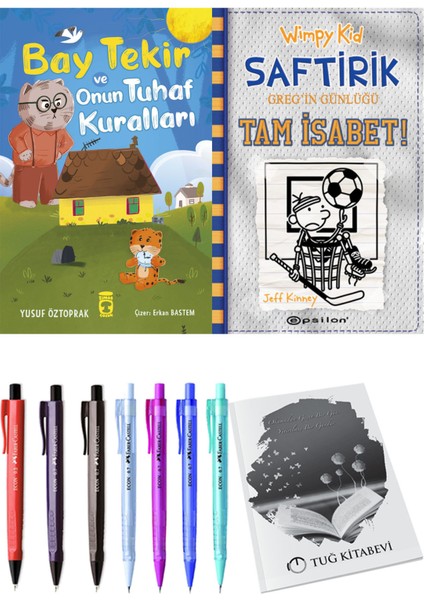 Saftirik 16 Tam İsabet! ve Bay Tekir ve Onun Tuhaf Kuralları 2'li Set - Kalem