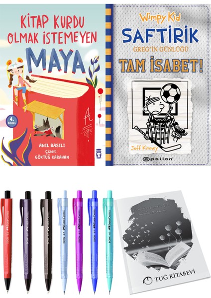 Saftirik 16 Tam İsabet! ve Kitap Kurdu Olmak Istemeyen Maya 2'li Set - Kalem