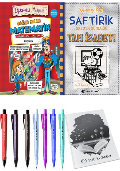 Saftirik 16 Tam İsabet! ve Sağım Solum Matematik 2'li Set - Kalem
