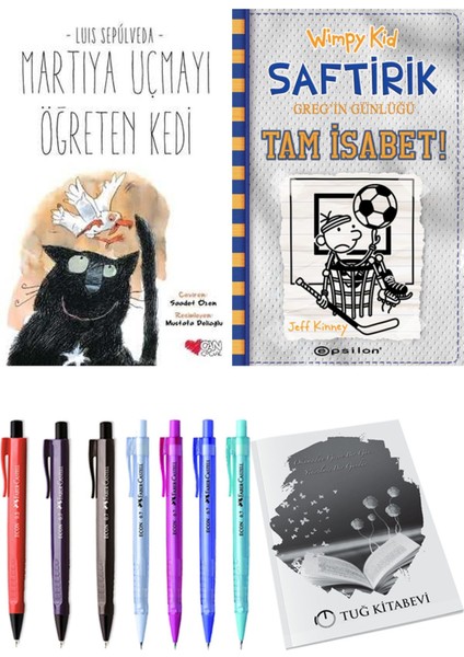 Saftirik 16 Tam İsabet! ve Martıya Uçmayı Öğreten Kedi 2'li Set - Kalem