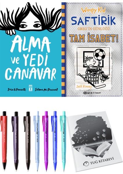 Saftirik 16 Tam İsabet! ve Alma ve Yedi Canavar 2'li Set - Kalem