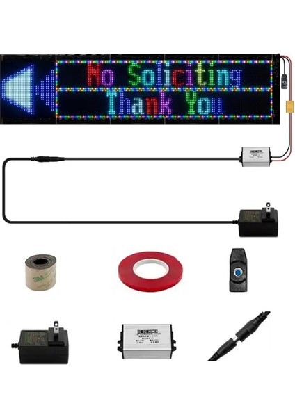 23,2X102CM Kayan Yazı LED Tabela (4764)