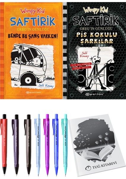 Saftirik 17 Pis Kokulu Şarkılar ve Saftirik 9 Bende Bu Şans Varken! 2'li Set - Kalem