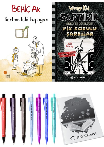 Saftirik 17 Pis Kokulu Şarkılar ve Berberdeki Papağan 2'li Set - Kalem