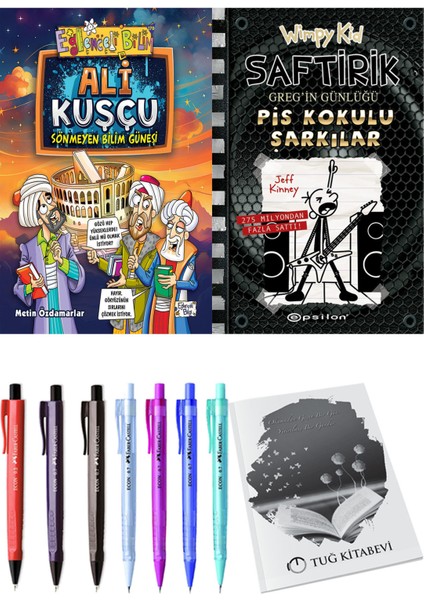 Saftirik 17 Pis Kokulu Şarkılar ve Ali Kuşçu Sönmeyen Bilim Güneşi 2'li Set - Kalem