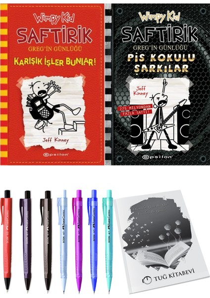Saftirik 17 Pis Kokulu Şarkılar ve Saftirik 11 Karışık Işler Bunlar! 2'li Set - Kalem