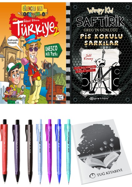 Saftirik 17 Pis Kokulu Şarkılar ve Güzel Ülkem Türkiye 2 2'li Set - Kalem