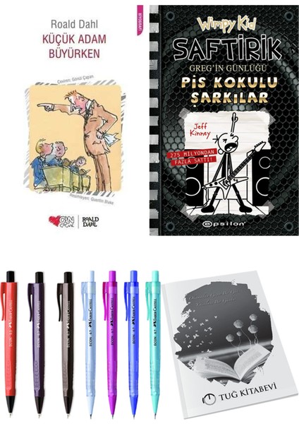 Saftirik 17 Pis Kokulu Şarkılar ve Küçük Adam Büyürken 2'li Set - Kalem