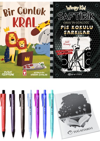 Saftirik 17 Pis Kokulu Şarkılar ve Bir Günlük Kral 2'li Set - Kalem